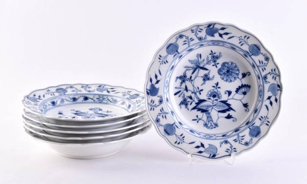 6 Suppenteller Meissen
