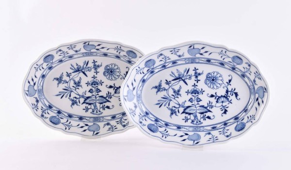Paar Anbietplatten Meissen
