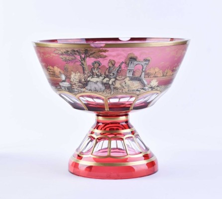 Tafelaufsatz, wohl Johann Oertel Steinschönau um 1915