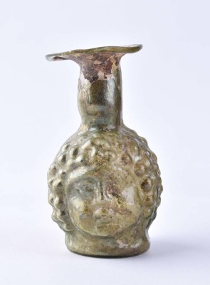 Cosmetic vial, glass