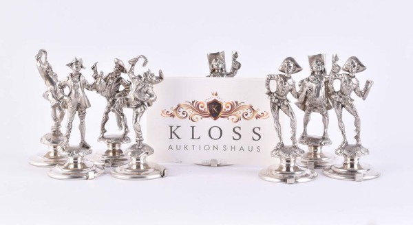 8 figural business card holders Russia