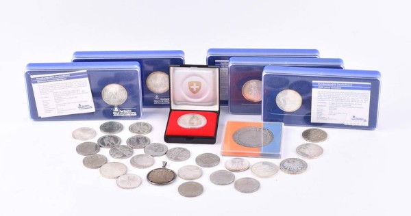 A group of coins