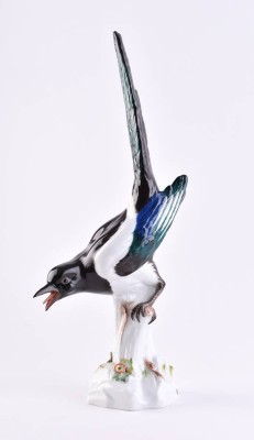 Tierfigur Meissen Elster