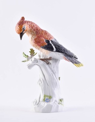 Tierfigur Meissen Eichelhäher