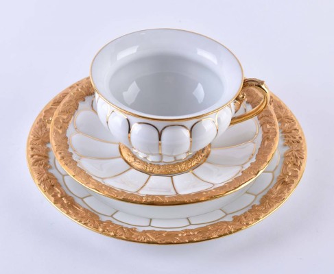 Meissen Kaffeegedeck X-Form
