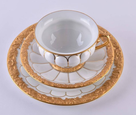 Meissen Kaffeegedeck X-Form