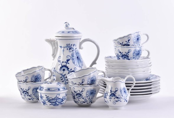 Kaffeeservice Meissen für 6 Personen