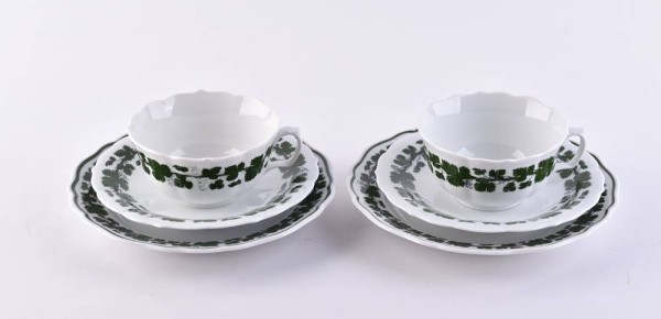 2 Meissen tea sets