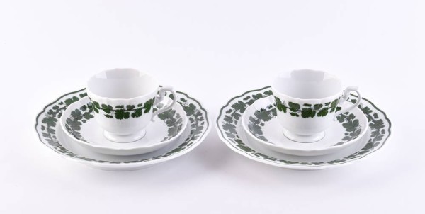 2 coffee sets Meissen