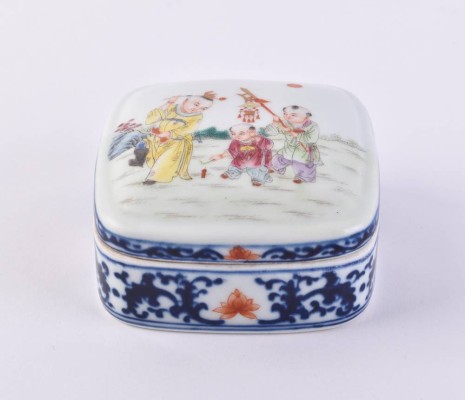 Lidded box China probably Qing dynasty