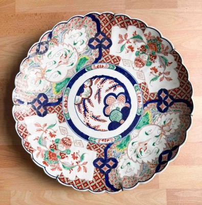 Large wall plate China Qing period