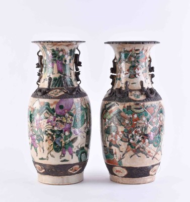 Pair of vases China Qing period