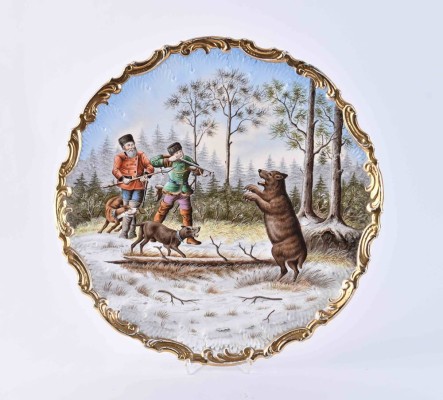 Large wall plate Russia