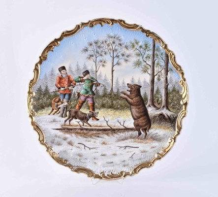 Großer Wandteller Russland
