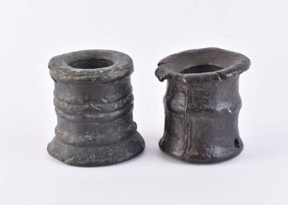 2 signal/fortress cannons, Spain, 16th/17th centuries.