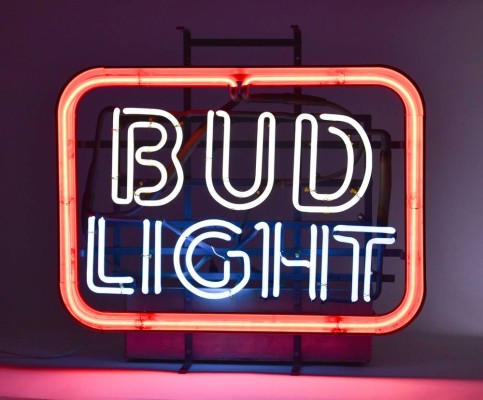 Leuchtreklame Budweiser
