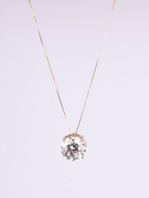 Brillant Anhänger mit Kette