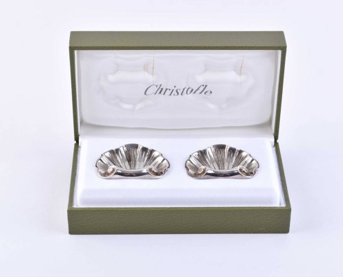 Pair of Christofle chopstick rests