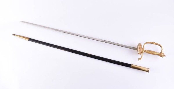 19th-century Spanish fencing sword.