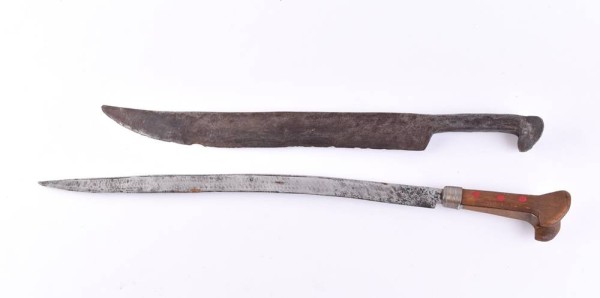 two Ottoman yatagans 