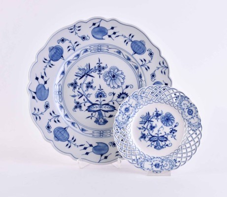 2 Teller Meissen