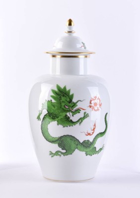 Deckelvase Meissen