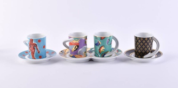 A group of Rosenthal espresso cups