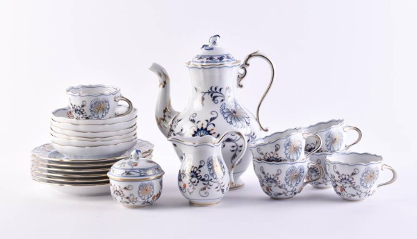 Kaffeeservice Meissen für 6 Personen