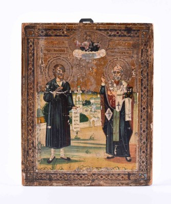 Russian icon, 19th century.