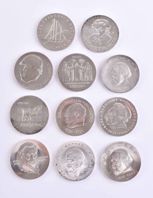 11x 20 Mark GDR silver