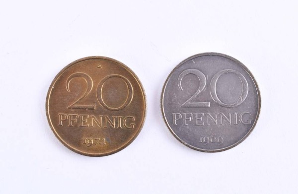 20 Pfennig GDR 1969 sample