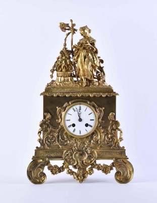 Biedermeier pendulum clock 
