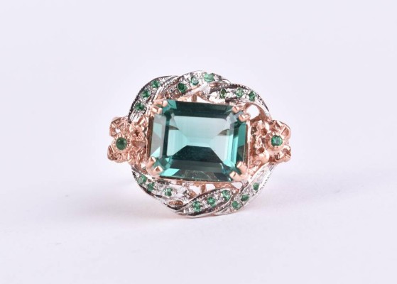 Smaragd Brillant Ring