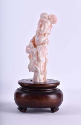 Korallenfigur China Qing Dynastie 