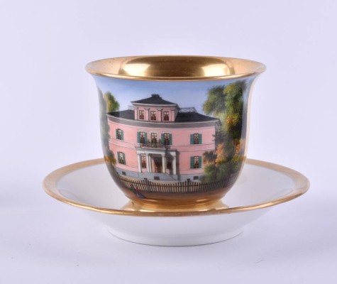 Biedermeier Tasse KPM