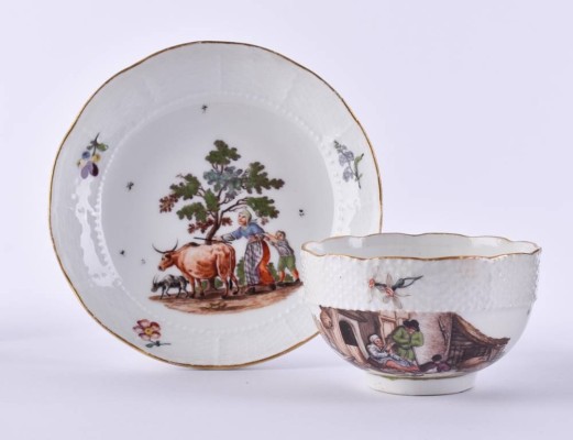 Tasse & Untertasse Meissen 1. Hälfte 18 Jhd. [1]