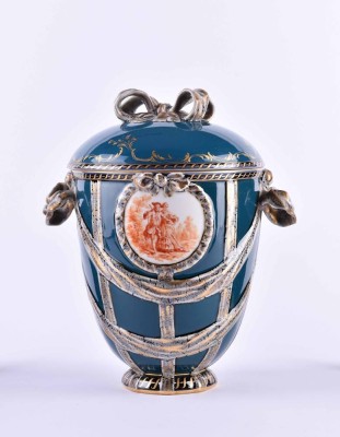 Deckelvase, KPM Berlin um 1910