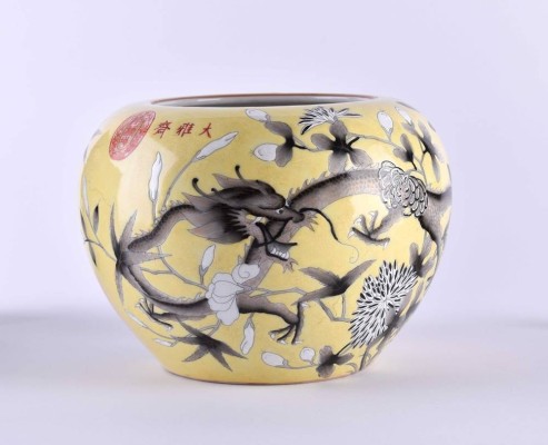 Cache Pot China, Qing Dynastie