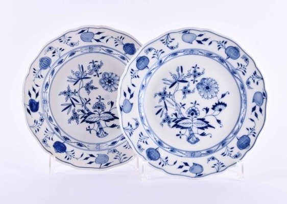 Zwei Speiseteller Meissen