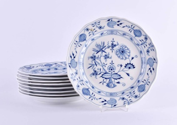 9 Speiseteller Meissen