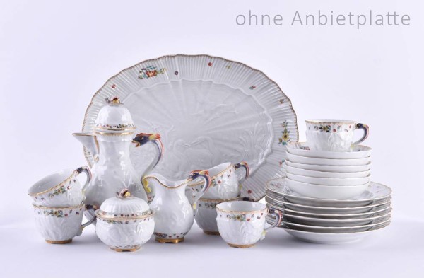 Mokka-Schwanenservice Meissen