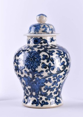 Deckelvase China Qing - Dynastie