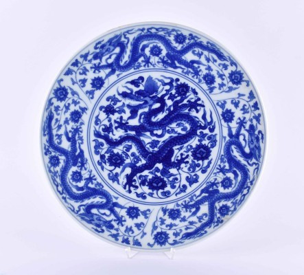 Großer Teller China Qing - Dynastie