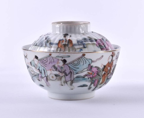 Teeschale mit Deckel Qing - Dynastie