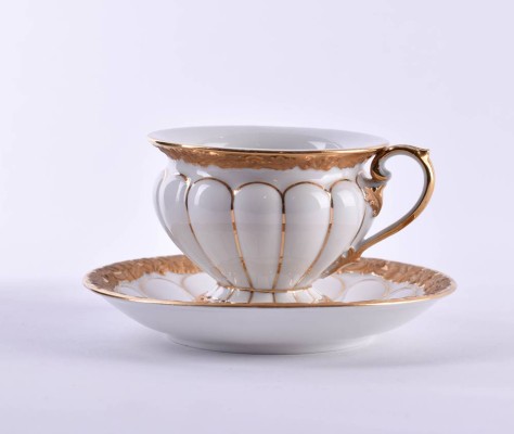 Mokkatasse und Untertasse Meissen