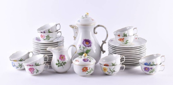 Kaffeeservice Meissen für 12 Personen