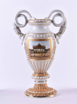 Schlangenhenkel Vase Meissen