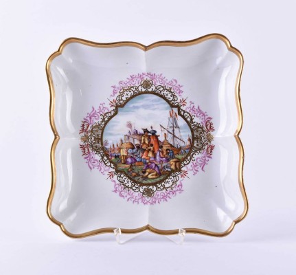 Schale mit Chinoiserie Meissen  Marcolini 18. Jhd.