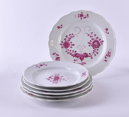 Konvolut Teller Meissen
