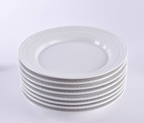 8 Speiseteller KPM Kurland